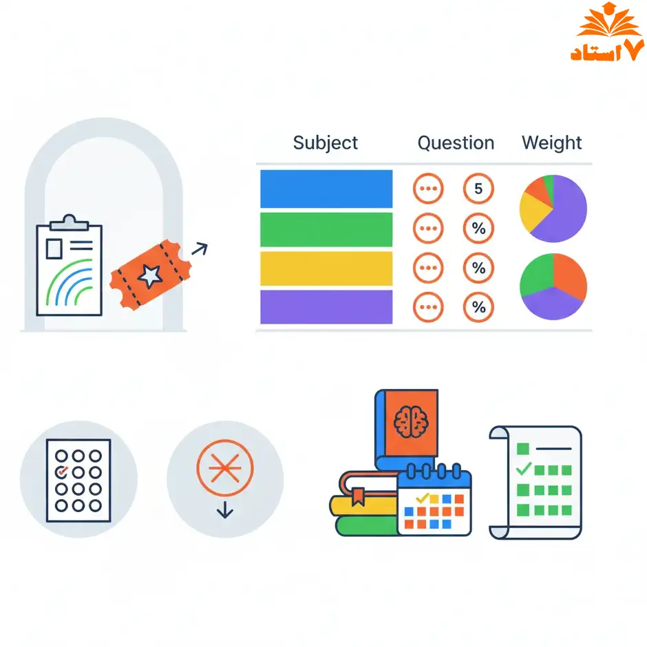 جدول برنامه ریزی برای نمونه دولتی ششم به هفتم