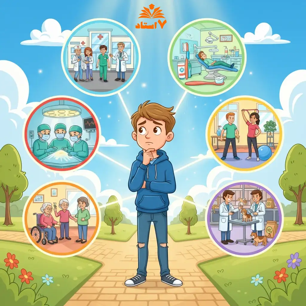 بررسی درآمد ها در رشته تجربی