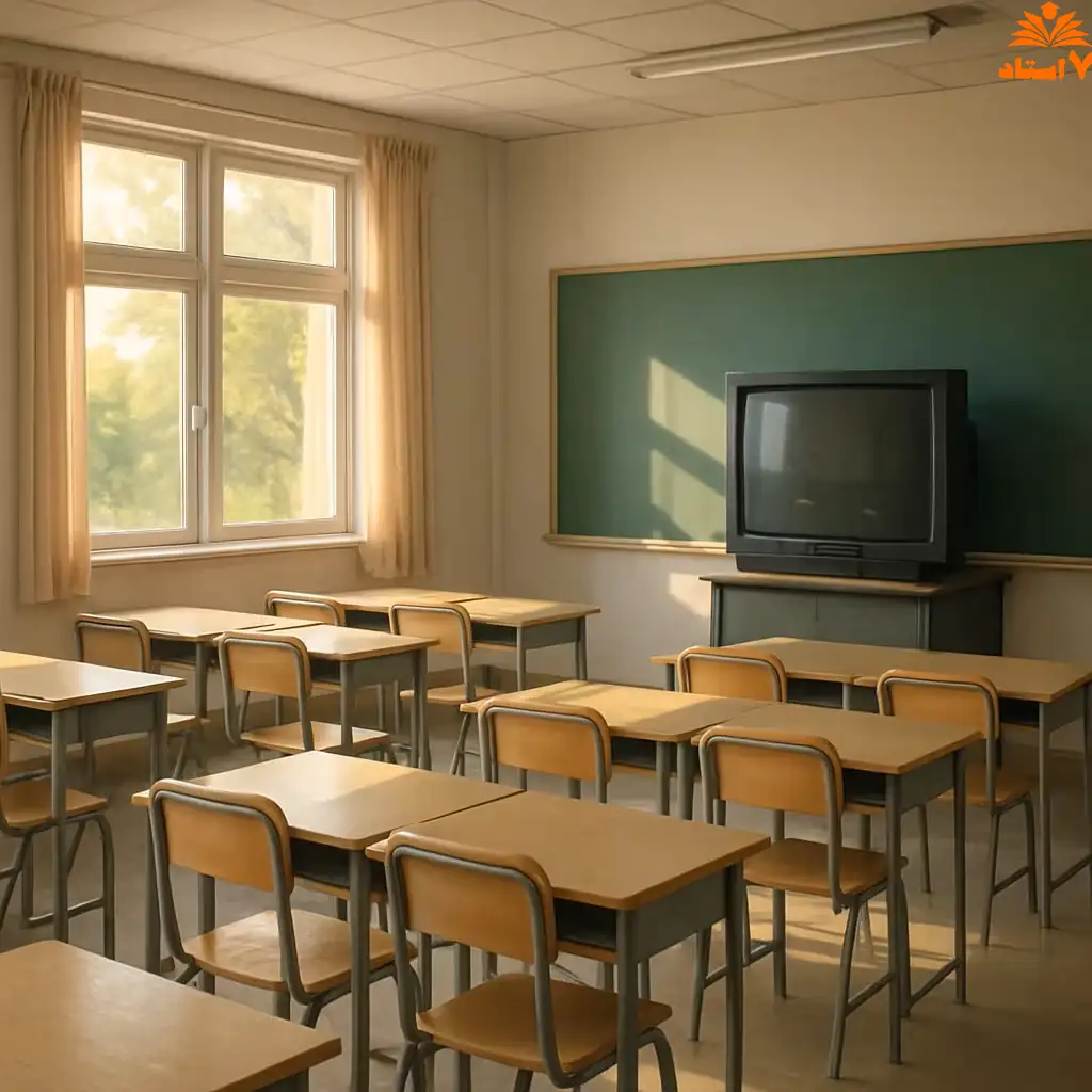 آموزش حضوری با مکمل تلویزیونی - موسسه 7 استاد