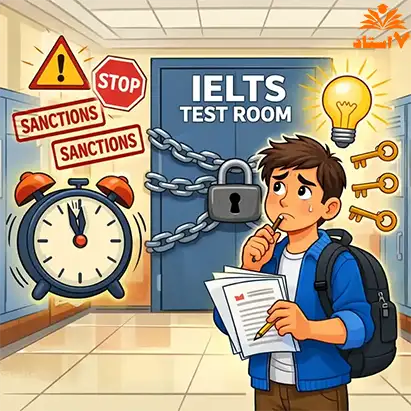 توقف و ازسرگیری آزمون آیلتس در ایران به‌دلیل تحریم‌ها